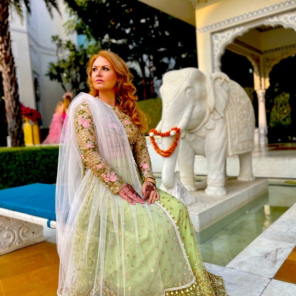 Designer Anisha Shetty Lehenga - Picture 11 of 14